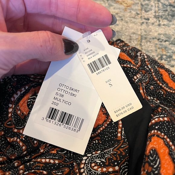 NWT Antik Batik Print Maxi Skirt from anthropologie size s - Picture 7 of 7